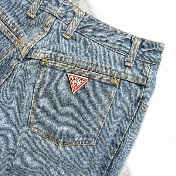 90’s George Marciano Guess Jeans Acid Wash High Waist Retro Fit Denim Jeans - Picture 7 of 7